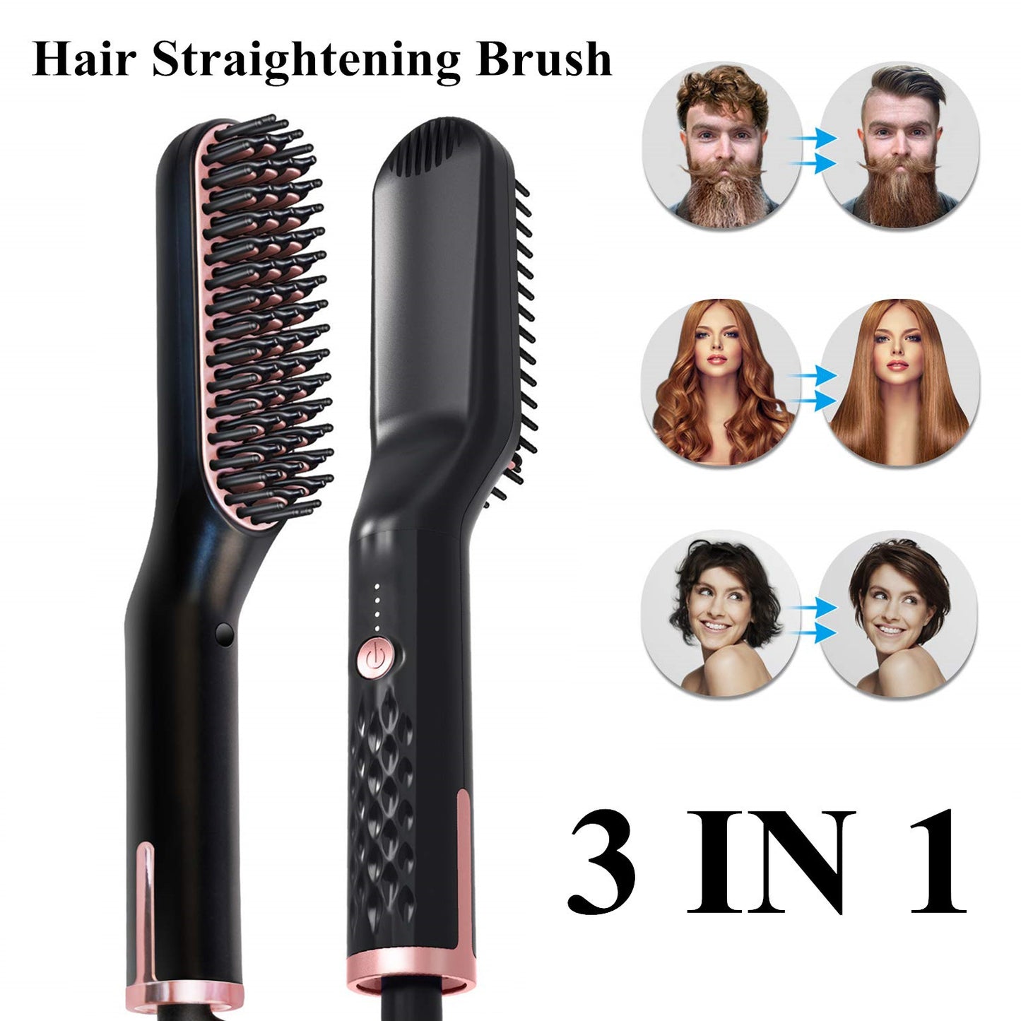 3in1 Unisex Hair Straightener