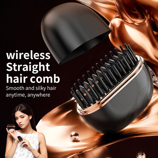 Mini Travel Hair Styling Comb & Hair Straightener