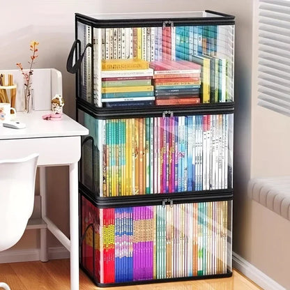 2-Pack Large Transparent Storage Boxes